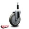 Service Caster 5'' Gray Poly Wheel Swivel 7/8'' Expanding Stem Caster SCC-EX20S514-PPUB-78 - alternate 4